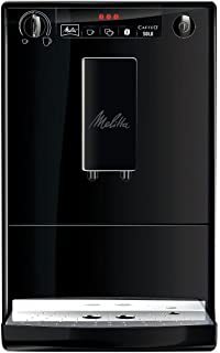 Melitta Caffeo Solo E950-222 Cafetera Superautomática con Molinillo, 15 Bares, Café en Grano para Espresso, Limpieza Automática, Personalizable, Pure Black