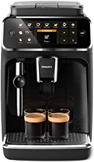 Philips EP4321/50 Serie 4300 Cafetera superautomática, 5 variedades de café, Espumador Pannarello, Molinillo cerámico, Pantalla táctil