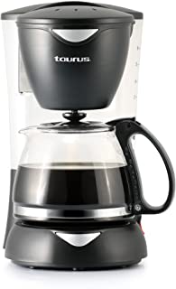 Taurus - COFFEE MAX 6, Cafetera de Goteo con Filtro Permanente, 700 ml, Cafetera 6 Tazas, Anti-goteo, 650 W
