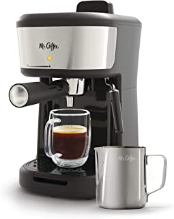 Mr. Coffee Steam Espresso Cappuccino y Latte Maker, talla única, negro