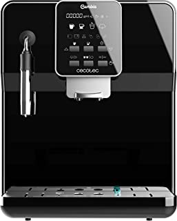 Cecotec cafetera megautomática Power Matic-ccino 6000 Serie Nera. 19 Bares,1-2 cafés, Sistema de rápido Calentamiento, Pantalla LCD, depósito café 250 gr, Molinillo Integrado, 1350 W