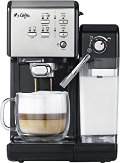 Mr. Coffee One-Touch CoffeeHouse Máquina de espresso y capuchino